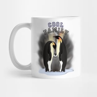 cool family - penguin Mug